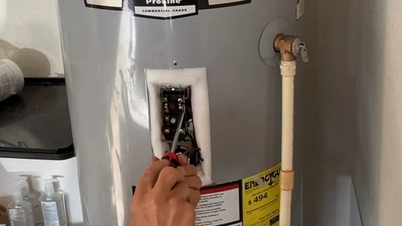 Water heater service detail relevant to water heater replacement