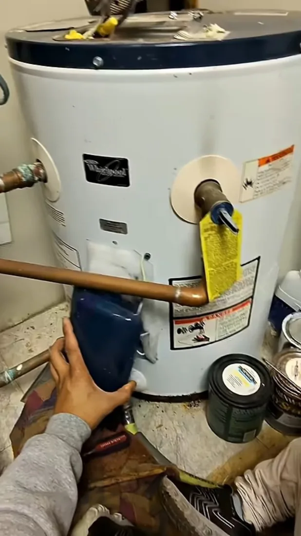 Water heater service detail relevant to electric water heater repair